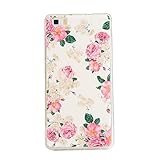 Huawei P8 Lite ケース カバー UNEXTATI 高品質 超薄型 高級 TPU 保護カバー 液晶保護 衝撃吸収 全面保護 耐汚れ 柔軟 脱着簡単 落下防止 防塵 耐久 透明 Huawei