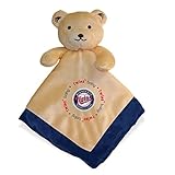 赤ちゃんFanatic Security Snuggle Bear Blanket – 14 " x 14 " MLB野球幼児ギフトセット ブルー