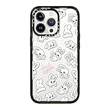 CASETiFY インパクトケース iPhone 13 Pro - Bunnies by foxy illustrations - クリア ブラック