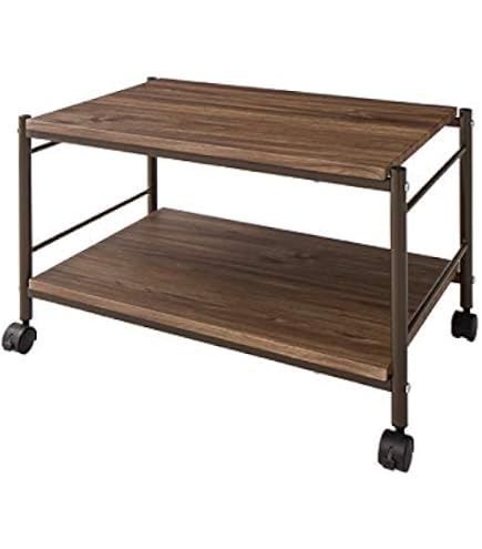 Amazon | ナカバヤシ キヤスターデスク 120×60cm ナチュラル木目 HEC