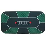 【ヨロズラボ】ポーカー マット テキサスホールデム プレイマット カジノ 収納袋付き 60cm×120cm
