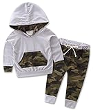 StylesILove幼児用迷彩パーカートップとパンツ洋服 US サイズ: L