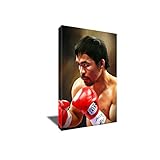 Manny Pacquiaoキャンバス絵画アートワークPortraitキャンバスアートプリント 12x18 inches