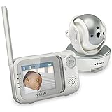 VTech VM333 Safe & Sound Video Baby Monitor with Night Vision, Pan/Tilt/Zoom and Two-Way Audio by VT