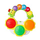 Happy Cherry Pre-School Multifunctional Hand-grip Pad Drum Eletrionic Luminous Tambourine Music Toy 