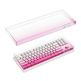 ATTACK SHARK キーボードカバー 保護カバー アクリル 防塵 透明 フルキーボード対応 ゲーミングキーボードに適用 透明 クリア 高温圧力の曲げ技術 猫対策 収纳ケース(透明色）