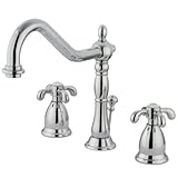 Kingston Brass KS1991TX French Country Widespread Lavatory Faucet, Polished Chrome by Kingston Brass