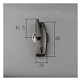 三協アルミ 補修部品 窓 サッシ 部品 引違い窓 (右勝手) クレセント(WB7386R0-BK) *製品色・形状等仕様変更になる場合があります*