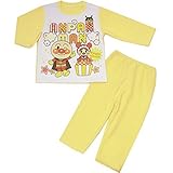 アンパンマン 　プリント裏起毛＆フリース 袖切替パジャマ （EA2368） (80ｃｍ, イエロー)