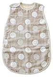 サンデシカ 背中メッシュ ふわふわ6重ガーゼスリーパー ドット Mサイズ(新生児~4歳頃) 3327-9999-53
