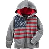 OSHKOSH(オシュコシュ) フラグフード グレー アウターパーカー 6ヶ月【並行輸入】