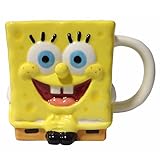 スポンジボブ ダイカット マグカップ SpongeBob グッズ ニコロデオン マグ コップ ギフト プレゼント かわいい 誕生日 クリスマス 食器 インテリア