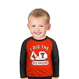 NCAA Boys Infant DiggerラグランスリーブTee レッド