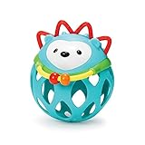 がらがらおもちゃ　ロールアラウンドラトル　スキップホップ　ラトル　　画固め　ベビーおもちゃ　にぎりおもちゃ　にぎにぎ　ベビー用品 出産祝いやギフトにも最適です (はりねずみ)