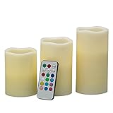 LEDキャンドルライト キャンドル カラフルライト 3本セット 12色調整可能 揺れる 省エネ リモコン付け クリスマスプ ギフト ホーム 装飾 イルミネーションライト