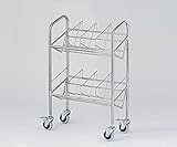 カルテワゴン(パイプタイプ) 670×310×1010mm /8-7484-02