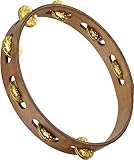 MEINL Percussion マイネル タンバリン Vintage Wood Tambourine Hammered Brass Jingles 1row TA1V-WB 【国内正規品】
