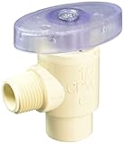 King Brothers Inc。cav-0500 – 38t 1 / 2インチスリップby 3 / 8インチNTP PXL CPVC四半期Turn角度Supplyバルブ、タン