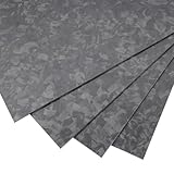 ARRIS フォージドカーボン板 100%鍛造炭素繊維積層板 Forged Carbon カーボンファイバープレート 1枚 (100mm*250mm, 厚さ：2mm)