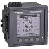 Schneider Electric デジタル電力計 LCD パルス出力 92 x 92mm METSEPM5100