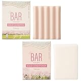 TheBAR 固形シャンプー＆固形コンディショナーセット Sakura 低刺激 泡立ち 機能性成分配合 保湿 高濃度 オーガニック シャンプーバー 日本製 サクラの香り