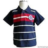 (オシュコシュ)OSH KOSH 胸ワッペン付ボーダー柄 ポロシャツ 3T/95cm 【並行輸入品】