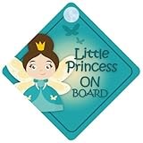 LP015 Little Princess On Board Car Sign New Baby / Child Gift / Present / Baby Shower Surprise by my