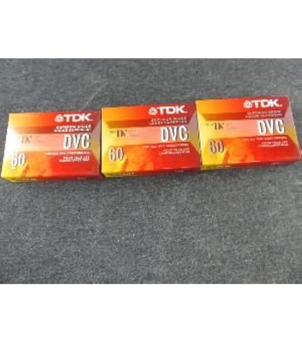 TDK 3 Pack Mini DV Tape 60 min. - 180 minutes : Amazon.com.au