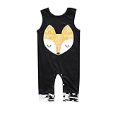 新生児赤ちゃん女の子男の子Foxレオタードジャンプスーツロンパースボディスーツ