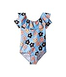 (ミニロディーニ) Mini Rodini 水着 キッズ 女児水着 Flower Short Sleeve Swimsuit (Infant/Toddler/Little Kids/Big Kids)