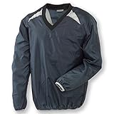 川西工業 レインマニア Vネックヤッケ ブラック/ホワイト L 【ヤッケ】 #4242