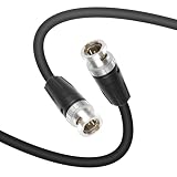 Alvin's Cables 12G-SDI ビデオ同軸ケーブル BNCオス-オス 4K対応 カメラ用、ブラック 50cm