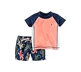 Carter 's Baby Boys ' Lizard Swim Set カラー: オレンジ