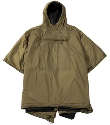 Amazon.co.jp: ポンチョ ブランケット 着る寝袋 2way 動ける シュラフ