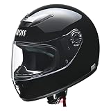 リード工業(LEAD) バイクヘルメット フルフェイス CROSS スタンダード ブラック フリーサイズ CR-715 -