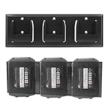 【バッテリーホルダー3連 2個入り】マキタ 14.4V 18V バッテリー適合（互換もOK） ボッシュ 18V バッテリー用 バッテリーホルダー3連 壁掛け収納 DIY バッテリー収納 バッテリーホルダー 収納ラック 収納用品 作業場収納 整理 保護ケース BL1830B BL1840B BL1850B BL1860B BL1430B BL1460Bなど対応 ArtisanTool(アルチザンツール)