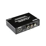 FX-AUDIO- HAC-02J HDMI オーディオ コンバーター 分離器 高音質DAC＆DDC RCA 光 同軸出力