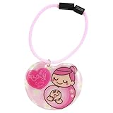 Baby coming soon マタニティマーク マスコットタグ 着脱式 (反射する花柄ピンク)