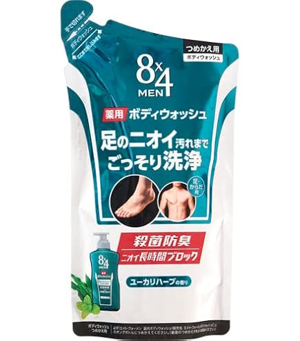Amazon | 花王 8x4メン 薬用ボディウォッシュ 本体 400ml | 花王(Kao