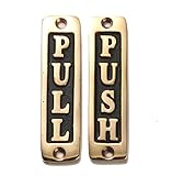 ダルトン ブラスサイン PUSH PULL プッシュ プル ドア用プレート