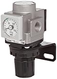 SMC AR25K-N03E-Z Regulator, Relieving Type, with Backflow Function, 7.25 - 123 psi Set Pressure Rang
