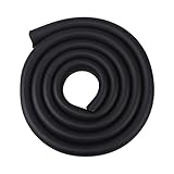 Yuelian(TM) ベビーのケガ防止 2M U型 柔らか コーナーガード 赤ちゃん安心 クッション (1 ブラック)