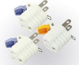 Conntek RL-30081-3PK 3-Pack U.S. 3-Prong to 2-Prong Plug Adapter with Snap-Pop Release [並行輸入品]
