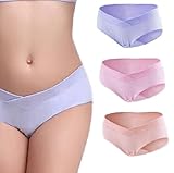 BEREAM マタニティショーツ マタニティ ショーツ 下着 ローライズ ３枚 セット ( XL , 02.無地 )