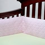 Lifenest Breathable Padded Mesh Crib Bumper -Pink by UBIMED [並行輸入品]