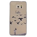 UNEXTATI Galaxy S6 Edge Plusケース 高品質 超薄型 TPU 保護カバー 液晶保護 衝撃吸収 Samsung Galaxy S6 Edge Plus 用 Case Cover