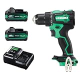 HiKOKI(ハイコーキ) 18V 充電式 ドリルドライバー DS18DE コンパクトタイプ バッテリー2個・充電器・ケース付き DS18DE(2XPZ)