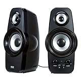 サンワサプライ ツィーター搭載2chマルチメディアスピーカー MM-SPL9BKN ブラック