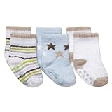 Carter's（カーターズ） :: 3-Pack Chenille Booties ソックス/靴下 :: 0-3M :: 0-3ヶ月