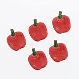 テーブルウェアイースト 箸置き5個セット りんご レッド 4.2cm